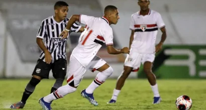 São Paulo sofre empate contra o Ceará, mas vence nos pênaltis e vai à terceira fase da Copinha